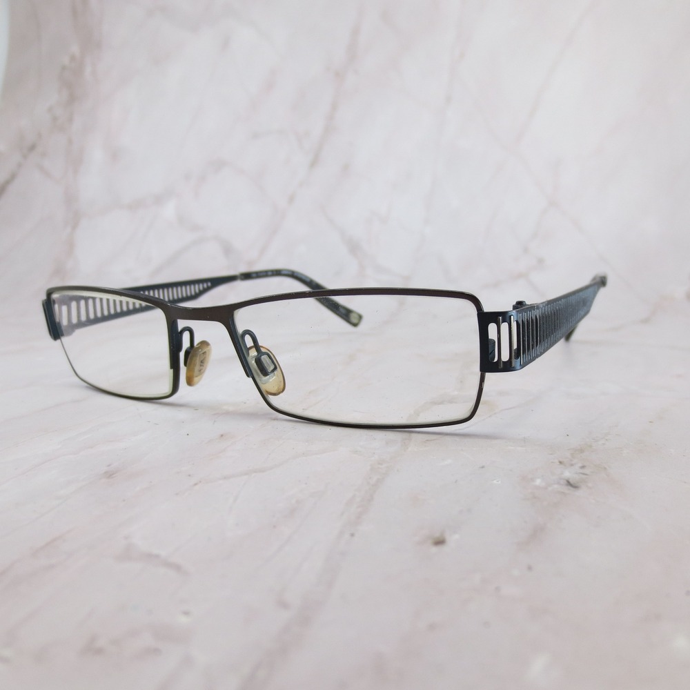 FYSH UK 3389 503 Urban Eyewear Black Rectangular Metal Frames 51-17-140